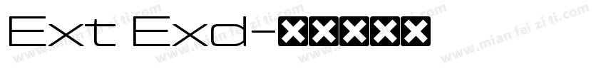 Ext Exd字体转换